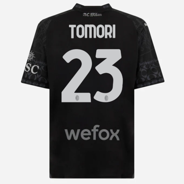JERSEY-AC-Milan-x-Pleasures-2023-24–Dark-version-23-Fikayo-Tomori-1 Collection | AC Milan Kits Collection | AC Milan Kits