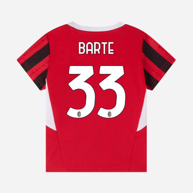MILAN-HOME-2024-25-BABY-KIT-33-Davide-Bartesaghi-1 Collection | AC Milan Kits Collection | AC Milan Kits