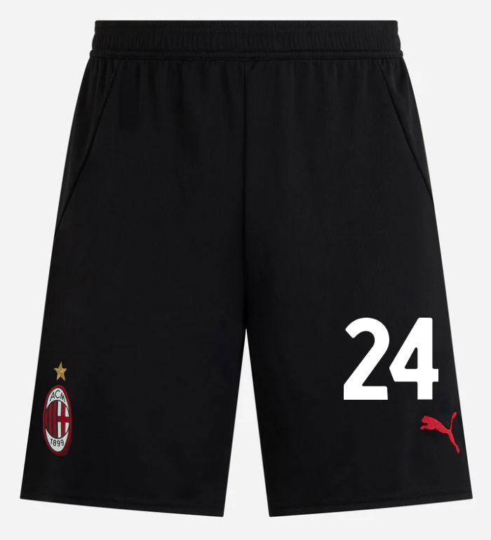 MILAN-HOME-2024-25-SHORTS-24-Alessandro-Florenzi Collection | AC Milan Kits Collection | AC Milan Kits