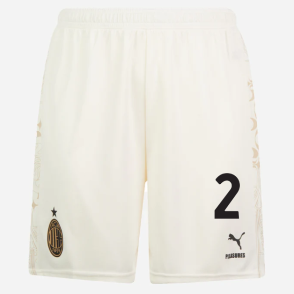 SHORTS-AC-Milan-x-Pleasures-2023-24-Light-version-2-Davide-Calabria Collection | AC Milan Kits Collection | AC Milan Kits