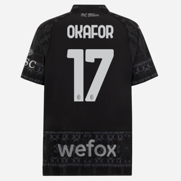 authentic-jersey-ac-milan-x-pleasures-202324-dark-version-17-noah-okafor Collection | AC Milan Kits Collection | AC Milan Kits