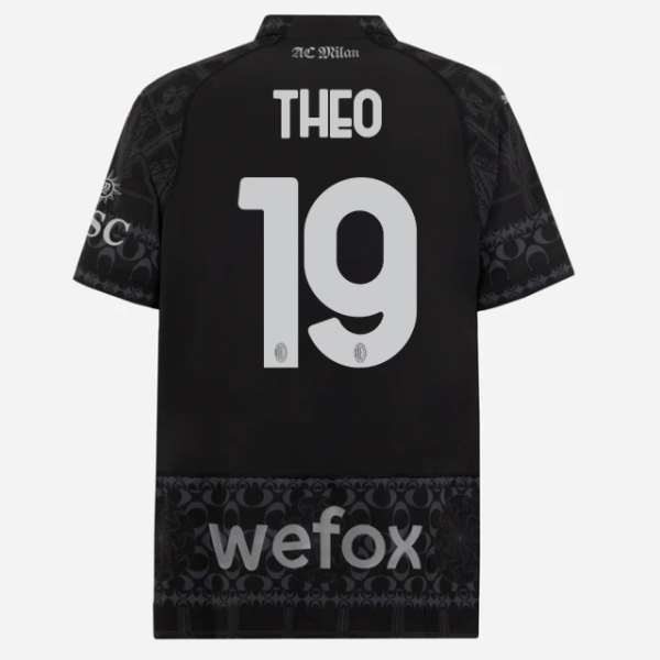 authentic-jersey-ac-milan-x-pleasures-202324-dark-version-19-theo-hernández Collection | AC Milan Kits Collection | AC Milan Kits