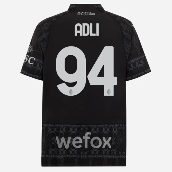 authentic-jersey-ac-milan-x-pleasures-202324-dark-version-94-yacine-adli Collection | AC Milan Kits Collection | AC Milan Kits