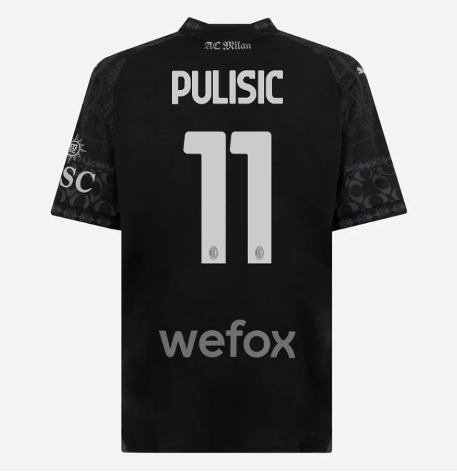 jersey-ac-milan-x-pleasures-202324-dark-version-11-christian-pulisic Collection | AC Milan Kits Collection | AC Milan Kits