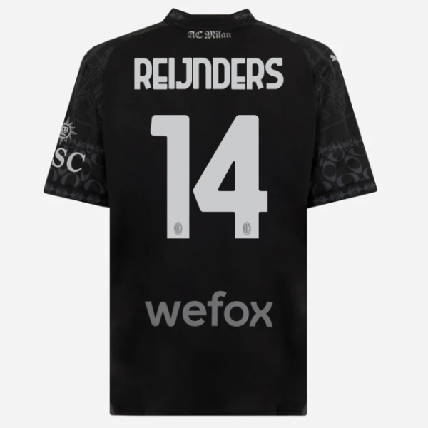jersey-ac-milan-x-pleasures-202324-dark-version-14-tijjani-reijnders Collection | AC Milan Kits Collection | AC Milan Kits