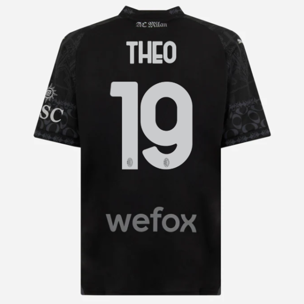 jersey-ac-milan-x-pleasures-202324-dark-version-19-theo-hernández Collection | AC Milan Kits Collection | AC Milan Kits