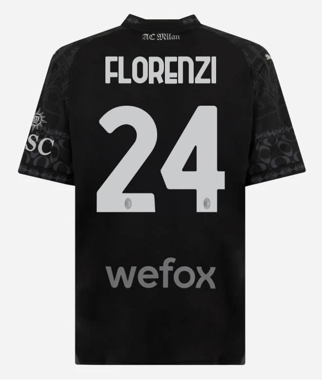 jersey-ac-milan-x-pleasures-202324-dark-version-24-alessandro-florenzi Collection | AC Milan Kits Collection | AC Milan Kits