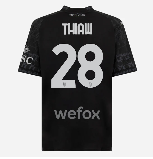 jersey-ac-milan-x-pleasures-202324-dark-version-28-malick-thiaw Collection | AC Milan Kits Collection | AC Milan Kits