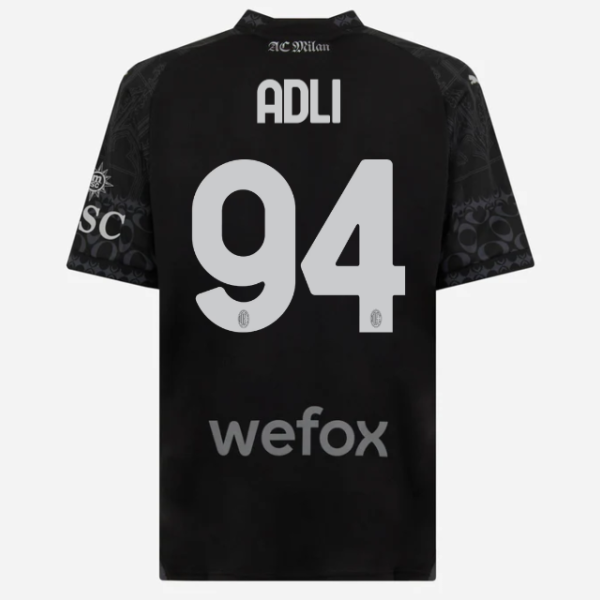 jersey-ac-milan-x-pleasures-202324-dark-version-94-yacine-adli Collection | AC Milan Kits Collection | AC Milan Kits