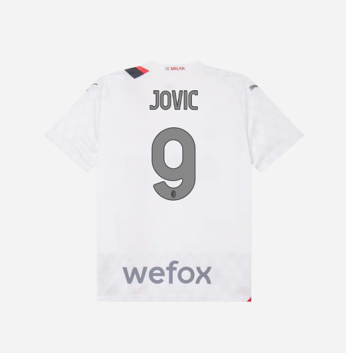milan-away-202324-kids-jersey-9-luka-jovic Collection | AC Milan Kits Collection | AC Milan Kits