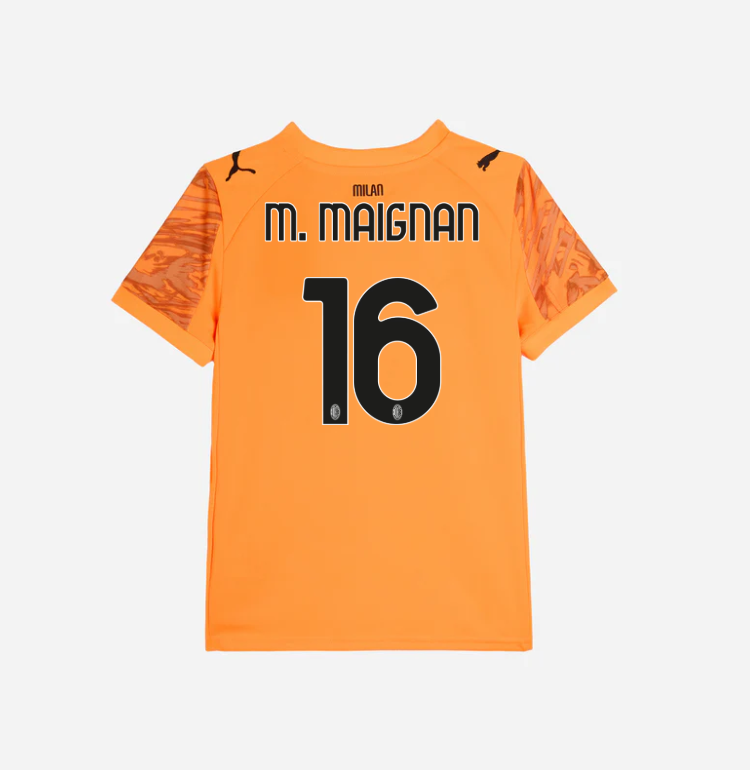 milan goalkeeper away 202526 kids jersey – 16 mike maignan Collection | AC Milan Kits Collection | AC Milan Kits