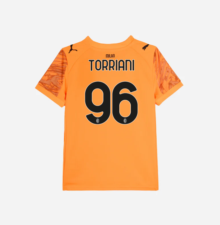 milan goalkeeper away 202526 kids jersey – 96 lorenzo torriani Collection | AC Milan Kits Collection | AC Milan Kits
