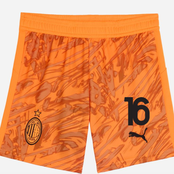 milan goalkeeper away 202526 kidsshorts – 16 mike maignan Collection | AC Milan Kits Collection | AC Milan Kits
