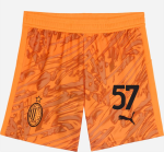 milan goalkeeper away 202526 kidsshorts – 57 marco sportiello Collection | AC Milan Kits Collection | AC Milan Kits