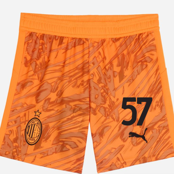 milan goalkeeper away 202526 kidsshorts – 57 marco sportiello Collection | AC Milan Kits Collection | AC Milan Kits