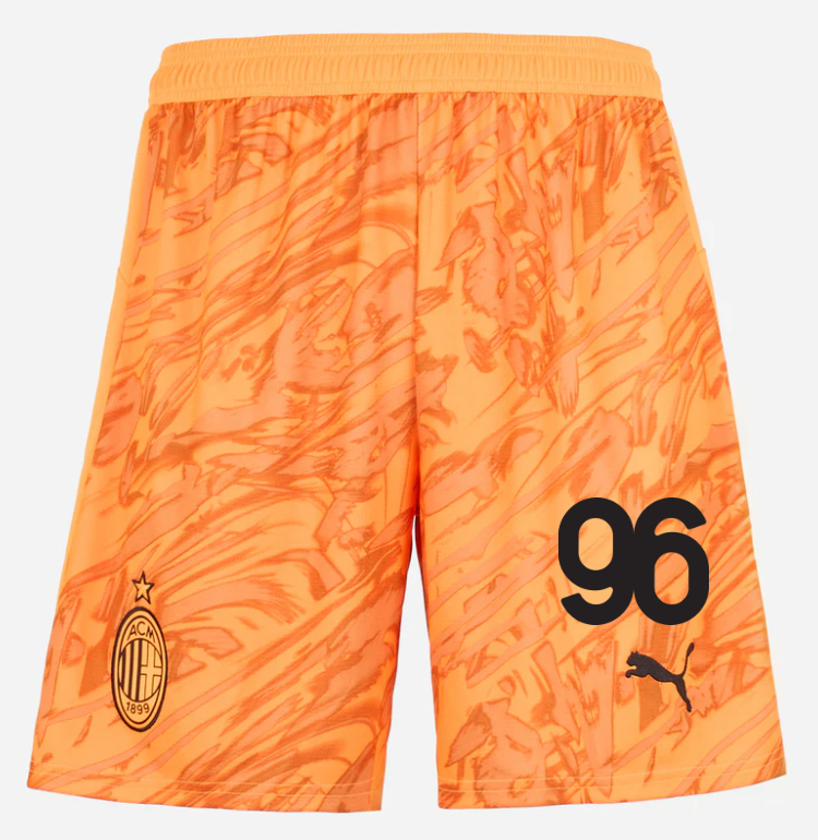 milan goalkeeper away 202526 shorts – 96 lorenzo torriani Collection | AC Milan Kits Collection | AC Milan Kits