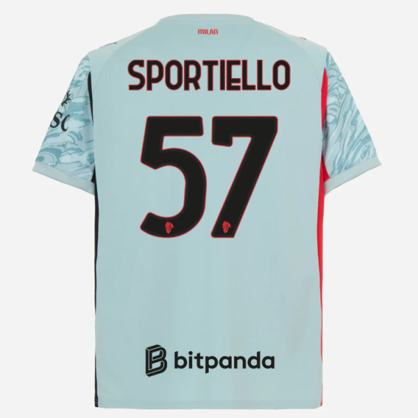 milan goalkeeper home 202526 jersey – 57 marco sportiello Collection | AC Milan Kits Collection | AC Milan Kits