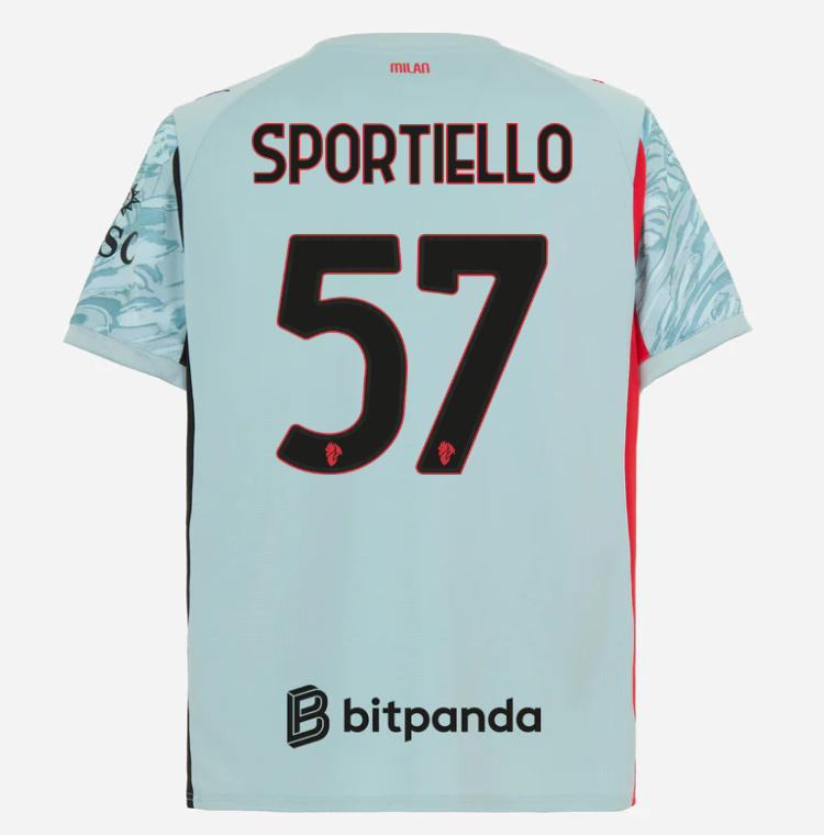 milan goalkeeper home 202526 jersey – 57 marco sportiello Collection | AC Milan Kits Collection | AC Milan Kits