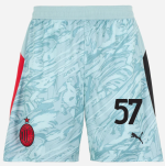 milan goalkeeper home 202526 shorts – 57 marco sportiello Collection | AC Milan Kits Collection | AC Milan Kits