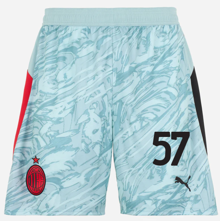 milan goalkeeper home 202526 shorts – 57 marco sportiello Collection | AC Milan Kits Collection | AC Milan Kits