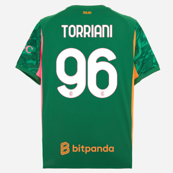 milan goalkeeper third 202526 jersey – 96 lorenzo torriani Collection | AC Milan Kits Collection | AC Milan Kits