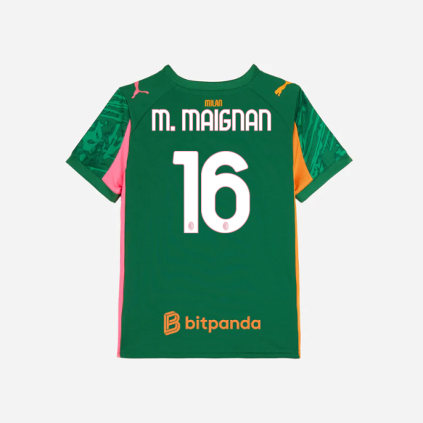 milan goalkeeper third 202526 kids jersey – 16 mike maignan Collection | AC Milan Kits Collection | AC Milan Kits