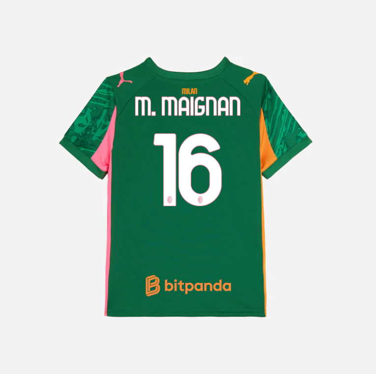 milan goalkeeper third 202526 kids jersey – 16 mike maignan Collection | AC Milan Kits Collection | AC Milan Kits