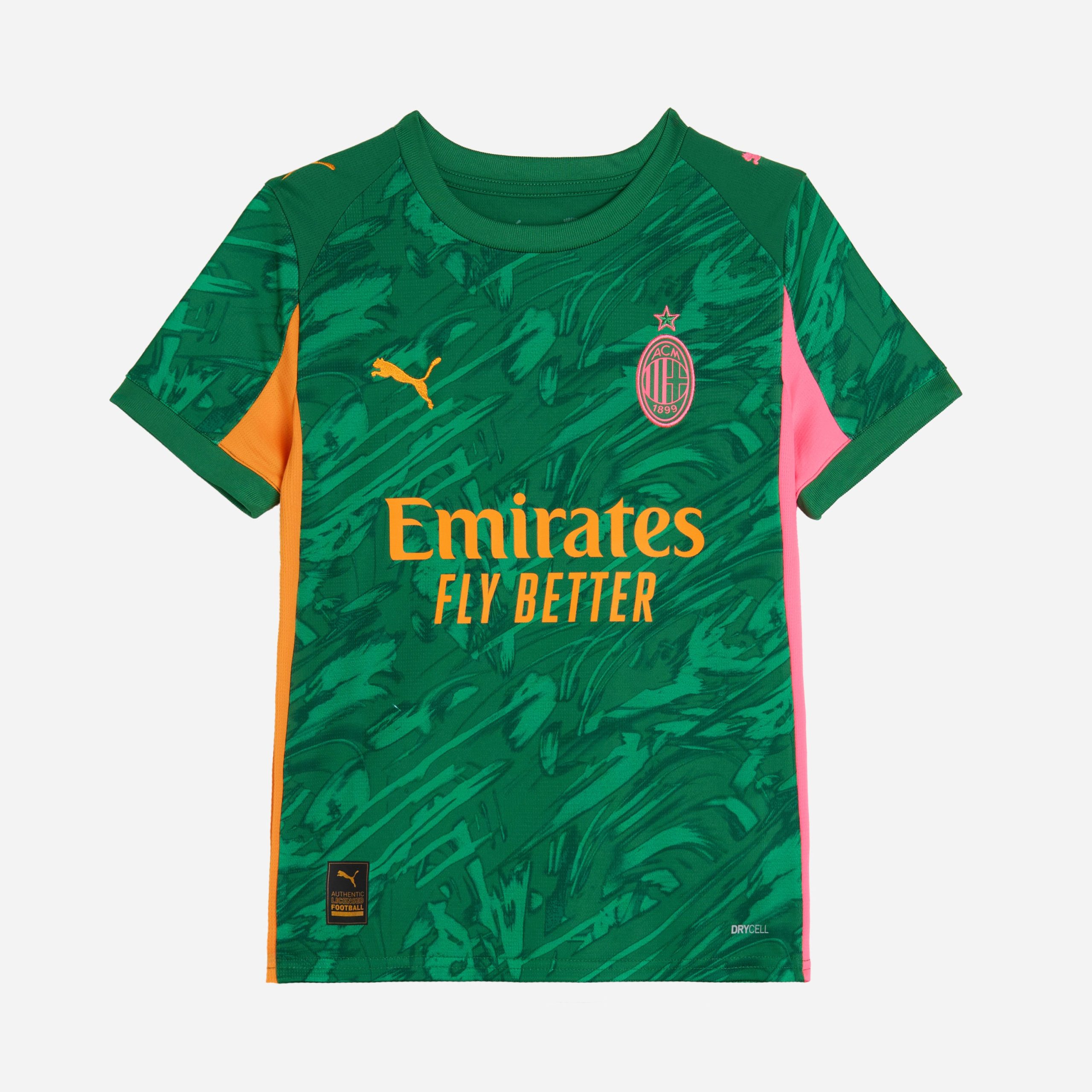 milan goalkeeper third 202526 kids jersey Collection | AC Milan Kits Collection | AC Milan Kits