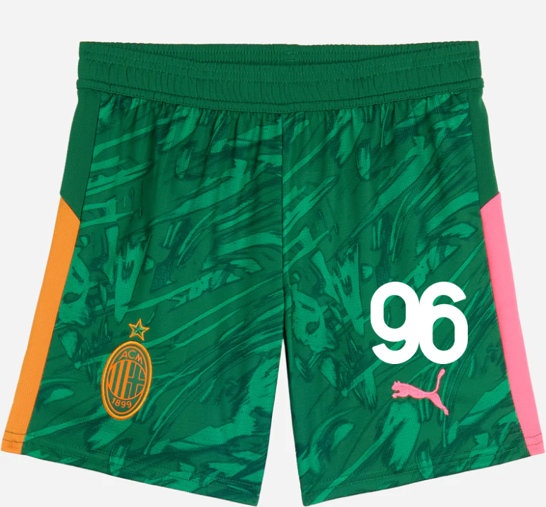 milan goalkeeper third 202526 kidsshorts – 96 lorenzo torriani Collection | AC Milan Kits Collection | AC Milan Kits