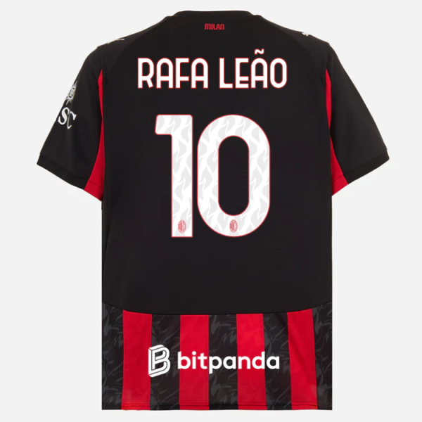milan home 202526 jersey – 10 rafael leão Collection | AC Milan Kits Collection | AC Milan Kits