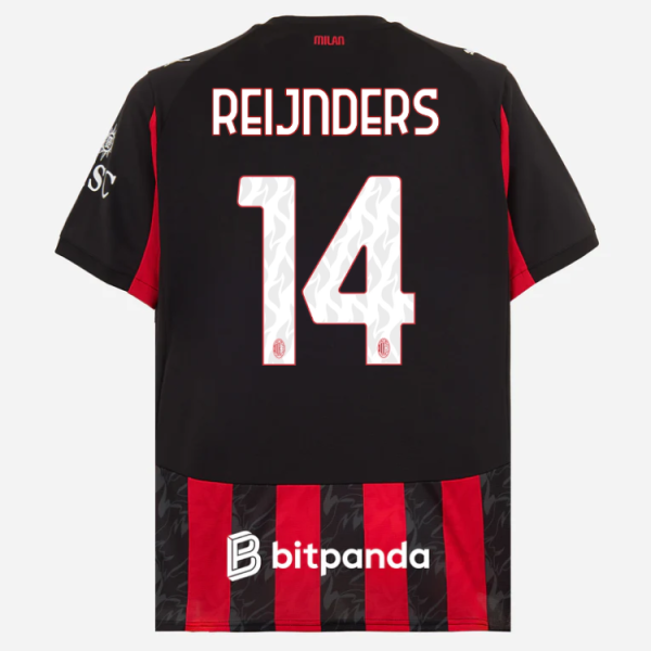 milan home 202526 jersey – 14 tijjani reijnders Collection | AC Milan Kits Collection | AC Milan Kits