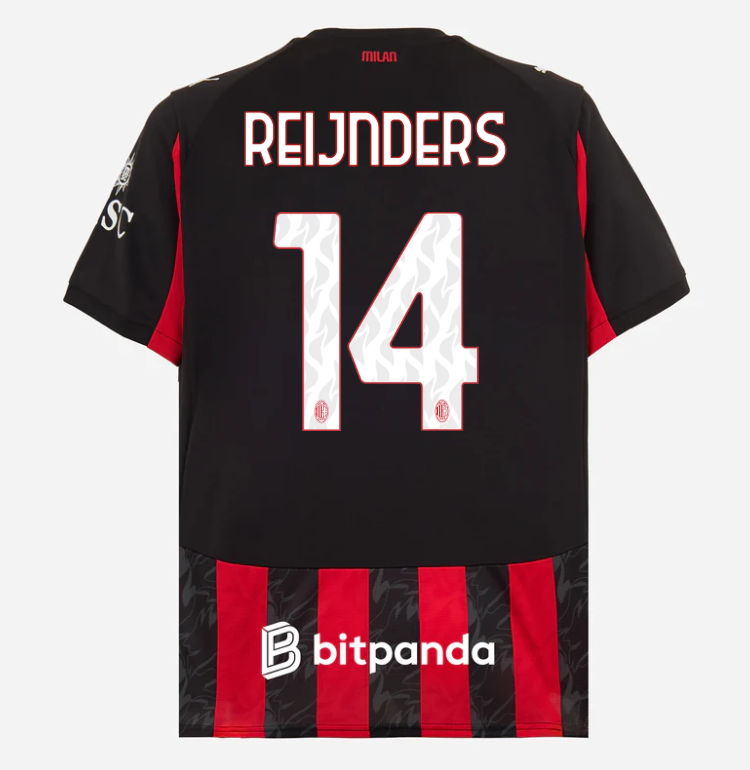 milan home 202526 jersey – 14 tijjani reijnders Collection | AC Milan Kits Collection | AC Milan Kits