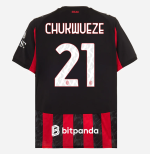 milan home 202526 jersey – 21 samuel chukwueze Collection | AC Milan Kits Collection | AC Milan Kits