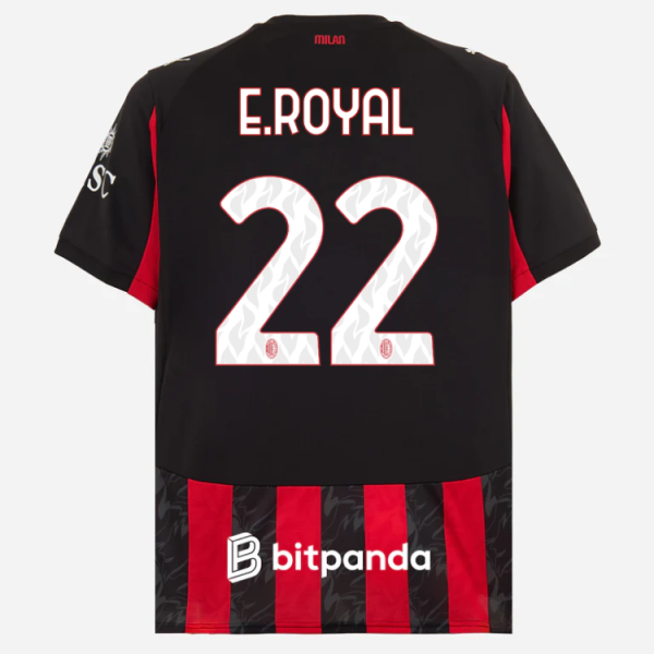 milan home 202526 jersey – 22 emerson royal Collection | AC Milan Kits Collection | AC Milan Kits