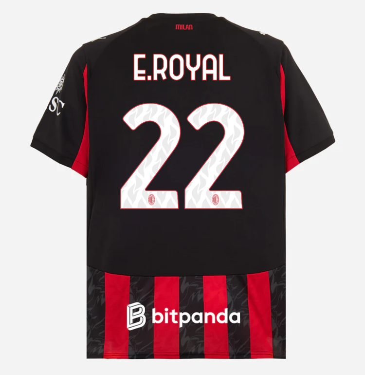 milan home 202526 jersey – 22 emerson royal Collection | AC Milan Kits Collection | AC Milan Kits