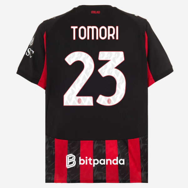 milan home 202526 jersey – 23 fikayo tomori Collection | AC Milan Kits Collection | AC Milan Kits