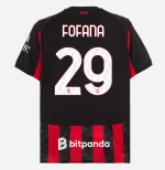 milan home 202526 jersey – 29 youssouf fofana Collection | AC Milan Kits Collection | AC Milan Kits