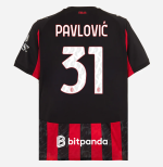 milan home 202526 jersey – 31 strahinja pavlović Collection | AC Milan Kits Collection | AC Milan Kits