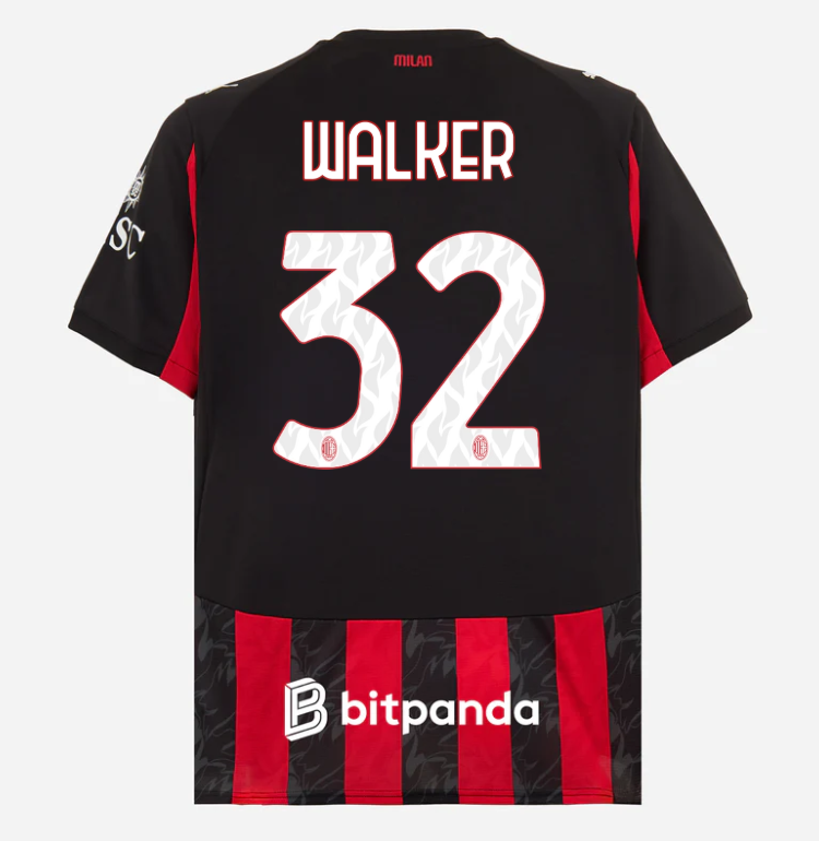 milan home 202526 jersey – 32 kyle walker Collection | AC Milan Kits Collection | AC Milan Kits