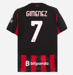 milan home 202526 jersey – 7 santiago gimenez Collection | AC Milan Kits Collection | AC Milan Kits