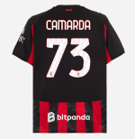 milan home 202526 jersey – 73 francesco camarda Collection | AC Milan Kits Collection | AC Milan Kits