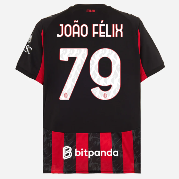 milan home 202526 jersey – 79 joão félix Collection | AC Milan Kits Collection | AC Milan Kits