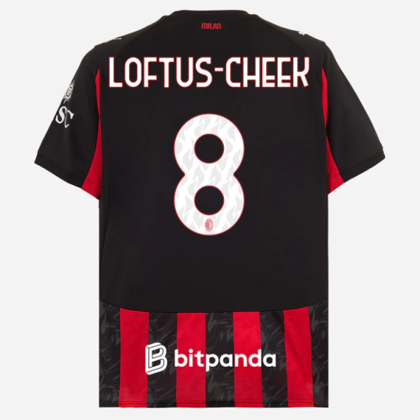 milan home 202526 jersey – 8 ruben loftus-cheek Collection | AC Milan Kits Collection | AC Milan Kits