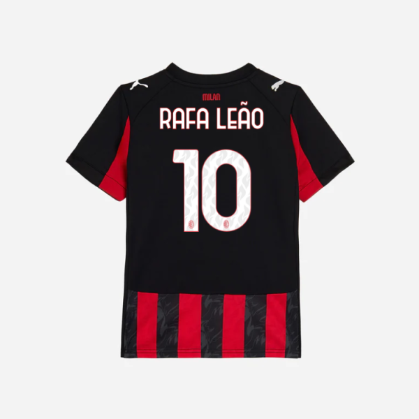 milan home 202526 kids jersey – 10 rafael leão Collection | AC Milan Kits Collection | AC Milan Kits