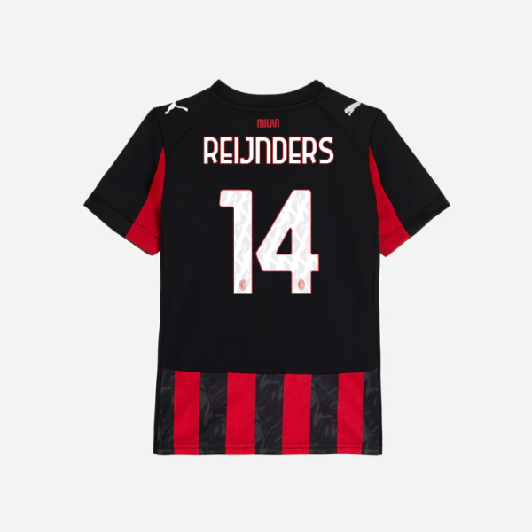 milan home 202526 kids jersey – 14 tijjani reijnders Collection | AC Milan Kits Collection | AC Milan Kits