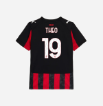 milan home 202526 kids jersey – 19 theo hernández Collection | AC Milan Kits Collection | AC Milan Kits