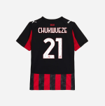 milan home 202526 kids jersey – 21 samuel chukwueze Collection | AC Milan Kits Collection | AC Milan Kits