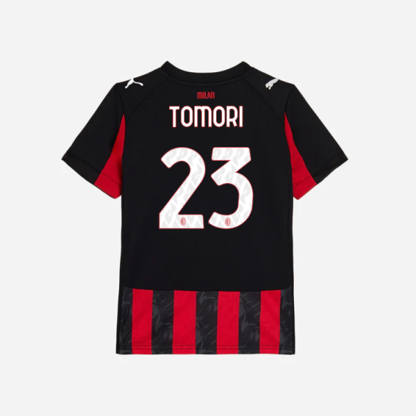 milan home 202526 kids jersey – 23 fikayo tomori Collection | AC Milan Kits Collection | AC Milan Kits