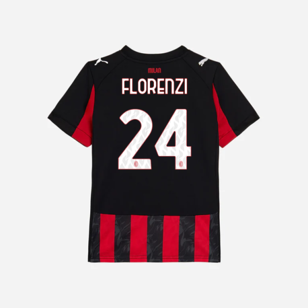 milan home 202526 kids jersey – 24 alessandro florenzi Collection | AC Milan Kits Collection | AC Milan Kits