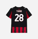 milan home 202526 kids jersey – 28 malick thiaw Collection | AC Milan Kits Collection | AC Milan Kits